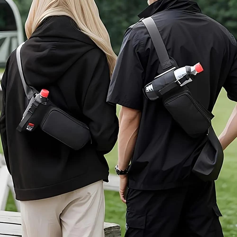 Women's Waist Bag Adjustable Waist Bag for Hiking Dog Walks Running Travel