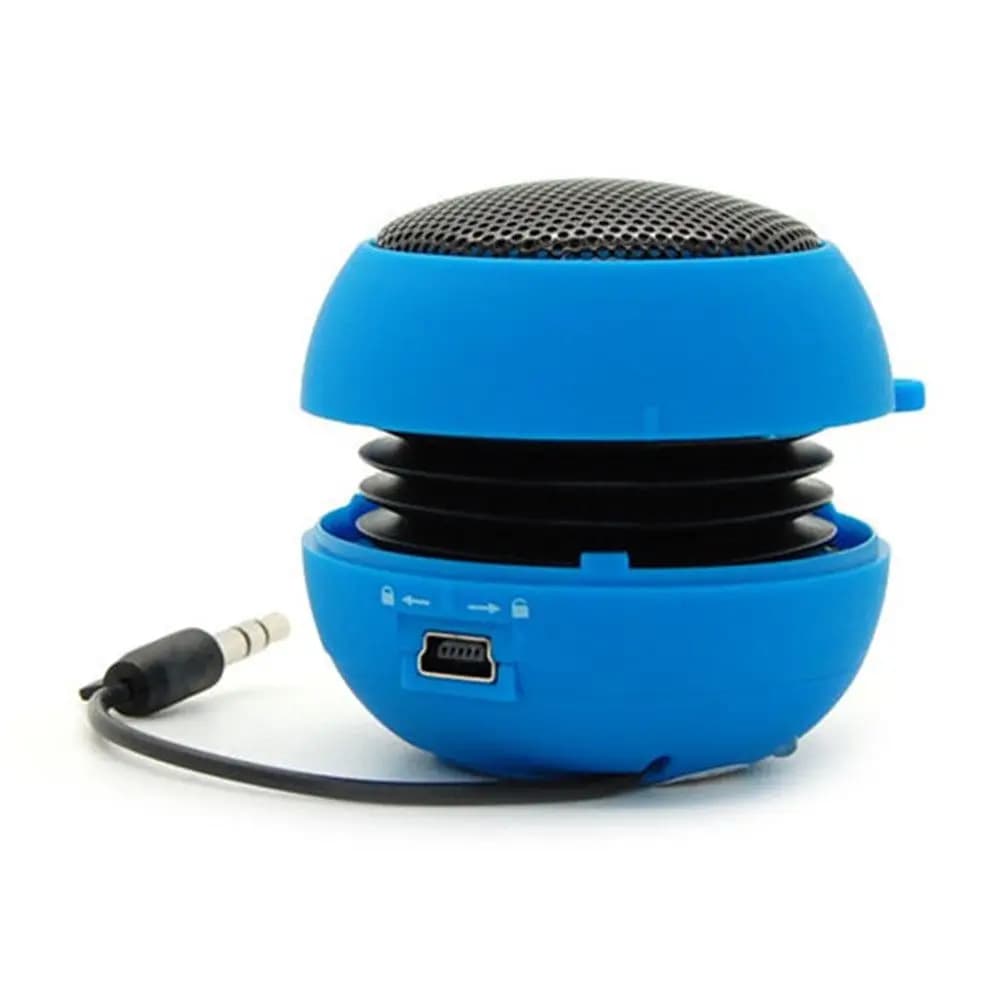 Lettore musicale Altoparlante per telefono cellulare cablato per telefono PC Jack da 3,5 mm Altoparlante per hamburger Amplificatore per cassa armonica
