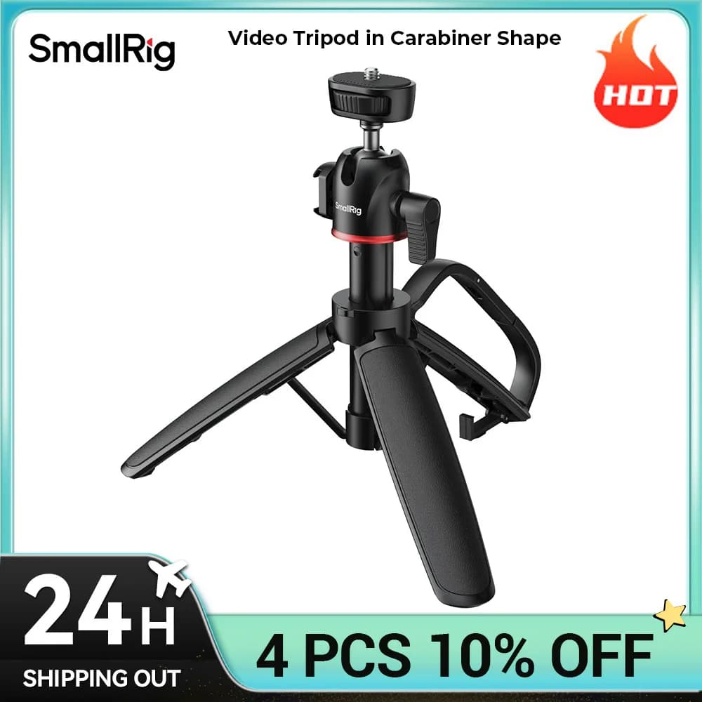 SmallRig VT-05 Action Cam Mantis shaped as a Carabiner 3 in 1 laptop, table and shooting suspended from 203 mm to 430 mm 5285