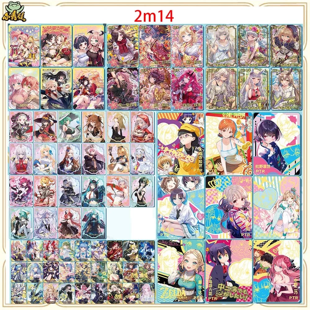 Anime Dea Storia 2M14 MSR PTR UR SSR SCR PR Yamato Tomoe Gozen Yor Forger Carta da collezione Regalo di compleanno di Natale Gioco da tavolo