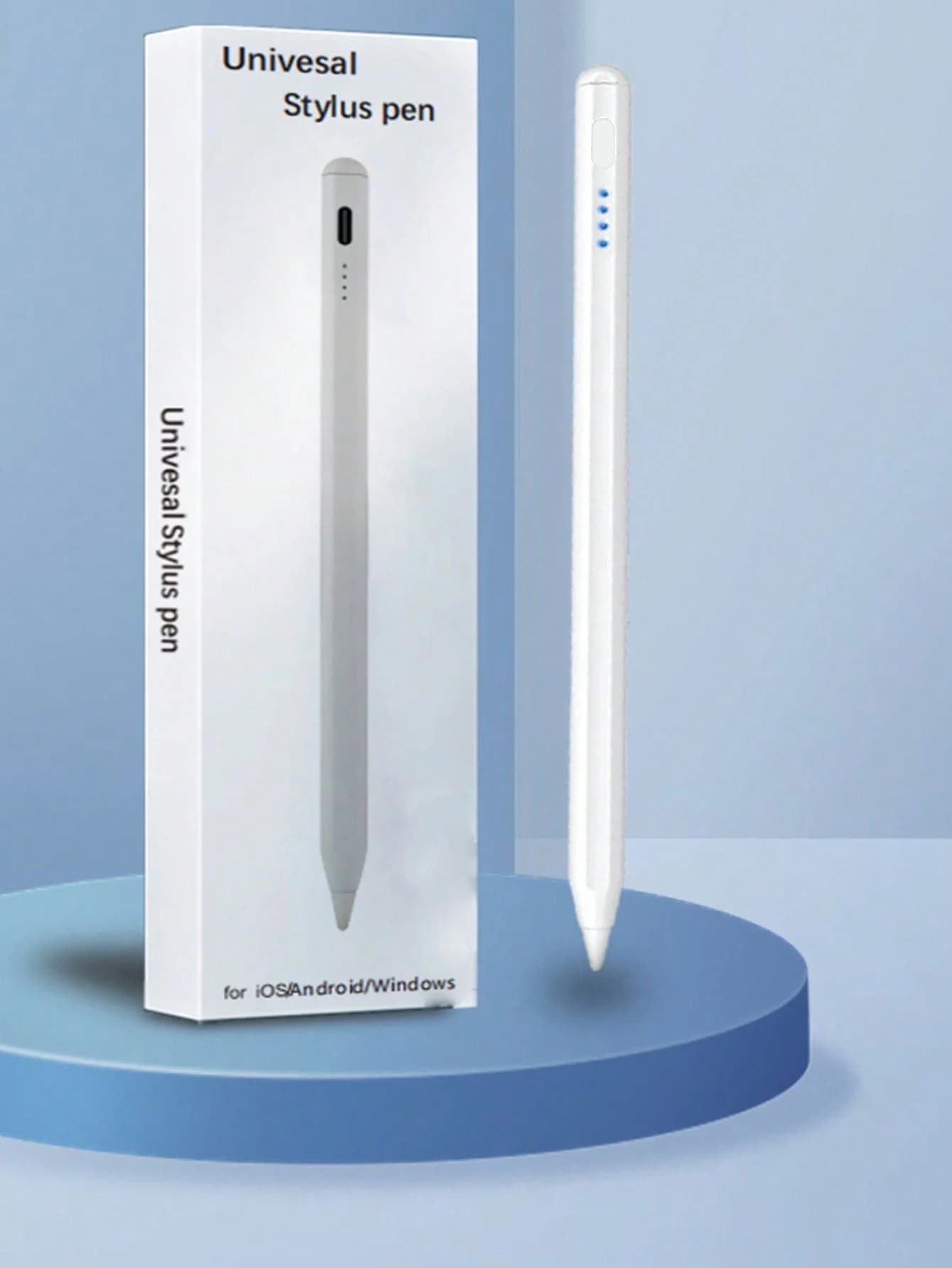 Penna touch universale per touchscreen, adatta per iPad, tablet e smartphone Android, penna capacitiva ricaricabile per scrittura a mano.