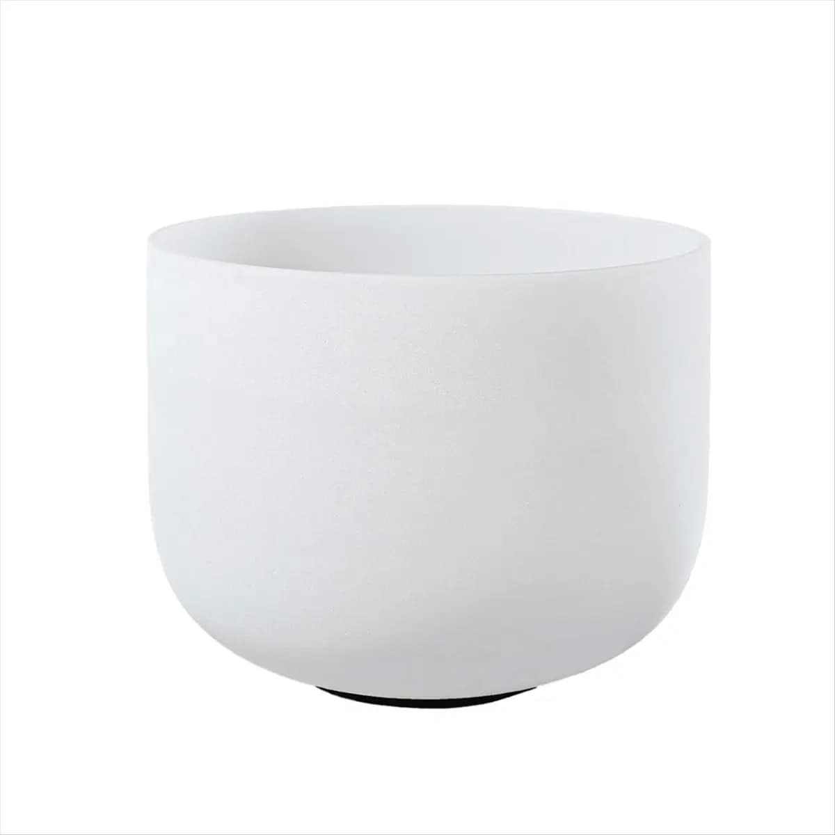 FlashDeal 10 Inch Frosted Quartz Crystal Singing Bowls 432hz Note for Sound Healing with Striking Rods and Washers