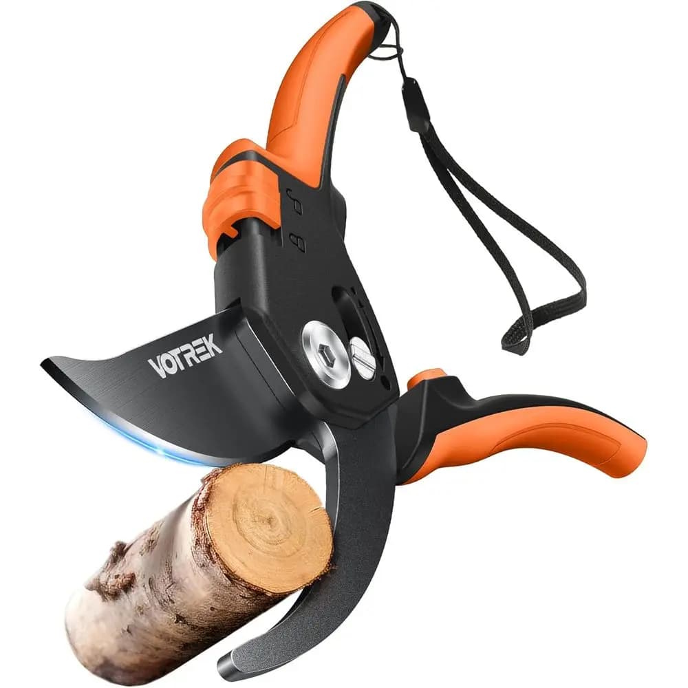 Pruning Shears, Patented Step Handle Opening - Garden Clippers with Ultra-SK5 Steel for Weak Hand, Bonsai Scissor Unit or All Ha