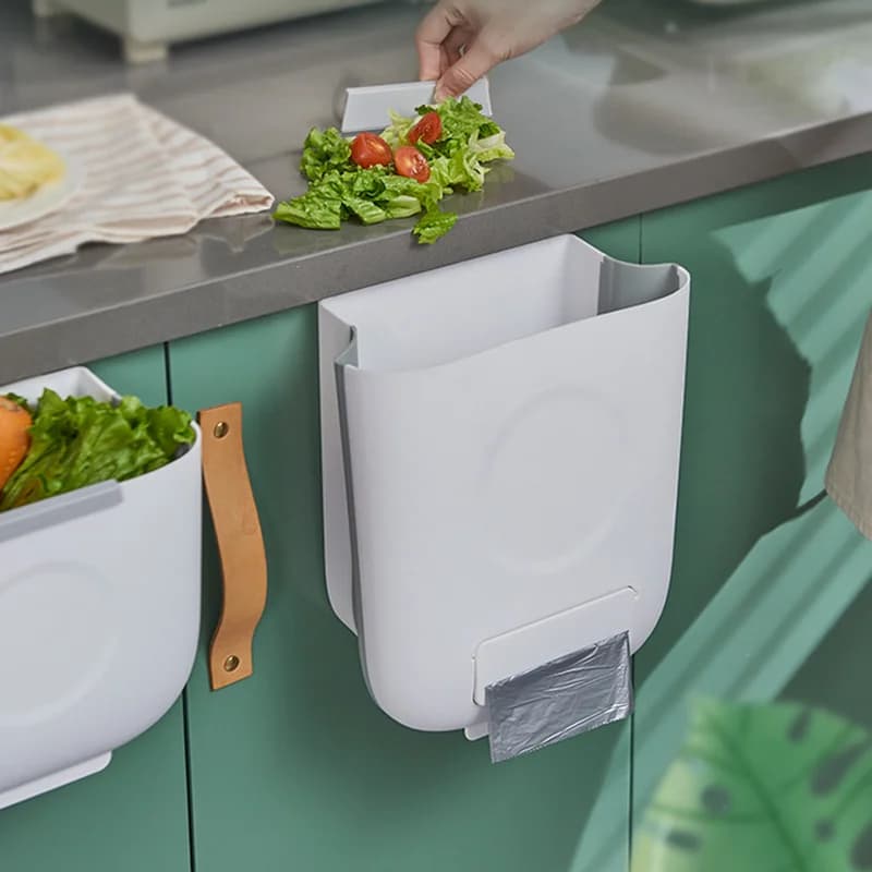 Bidone della spazzatura da cucina, cestino della spazzatura, tritarifiuti, bidone della spazzatura, secchio della spazzatura per supporto domestico, riciclo della carta, 6/10/13 litri