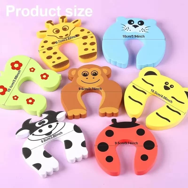 Safety Home Kitchen Clip Door Stopper Kid Finger Protector Door Stopper Jammers Pinch Guard Bedroom Security Door