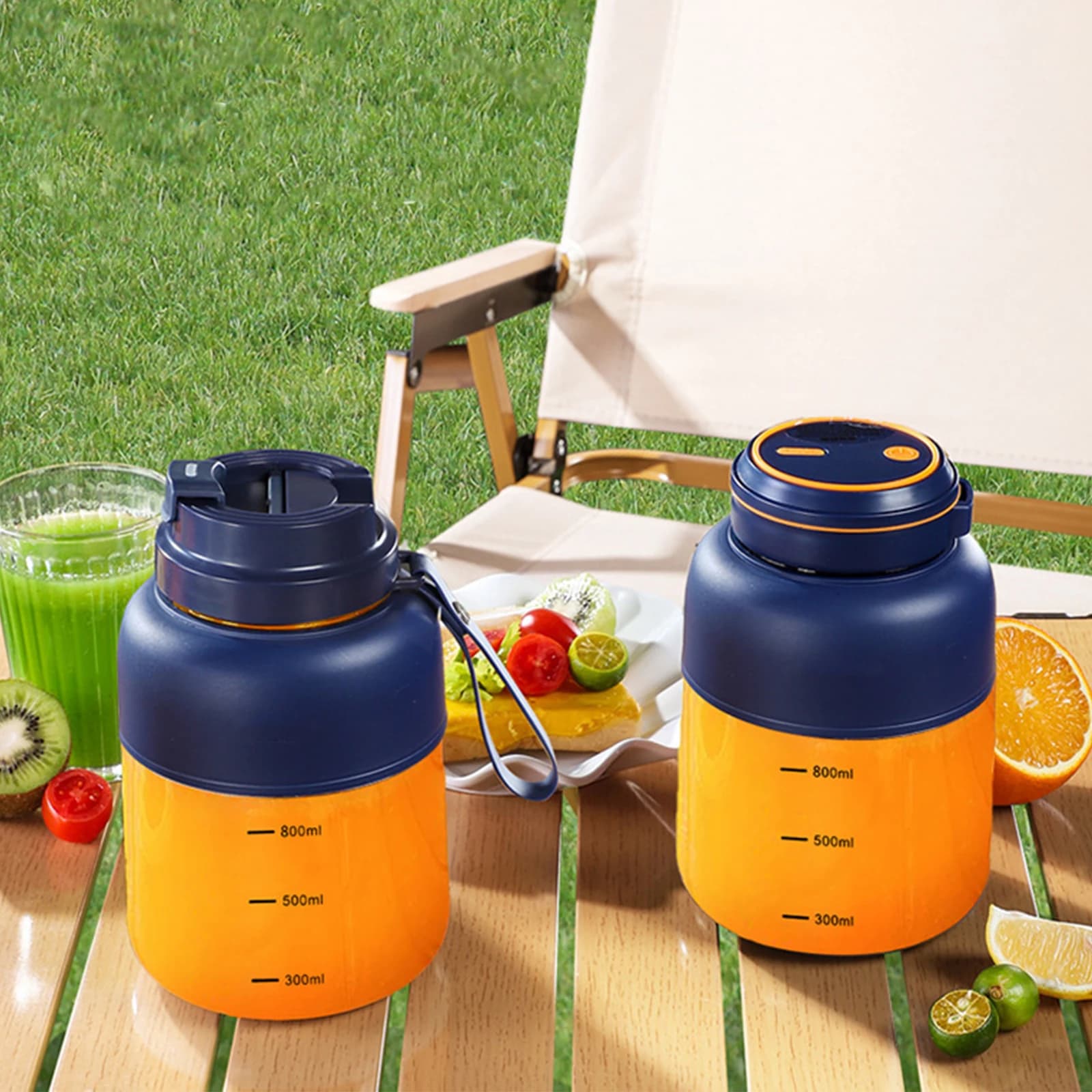 Household Multifunctional Juicer Cordless Electric Juicer Cup Anti-Accidental Touch Electric Blenders for Outdoors Office Gym