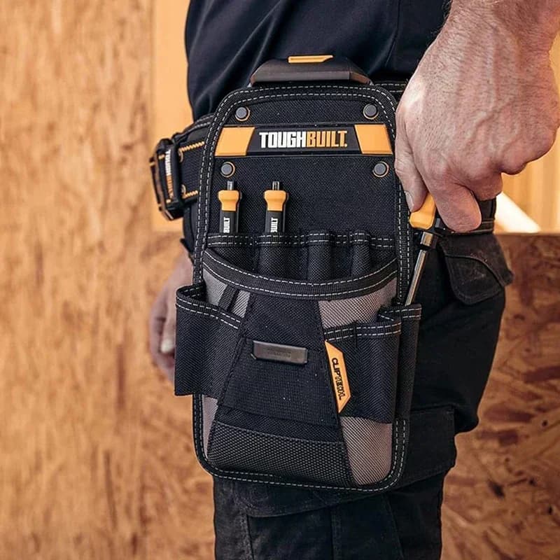 TOUGHBUILT TB-CT-22 Custodia per tecnici Piccola custodia per cintura per attrezzi da meccanico Organizer Borsa per attrezzi Accessori per attrezzi