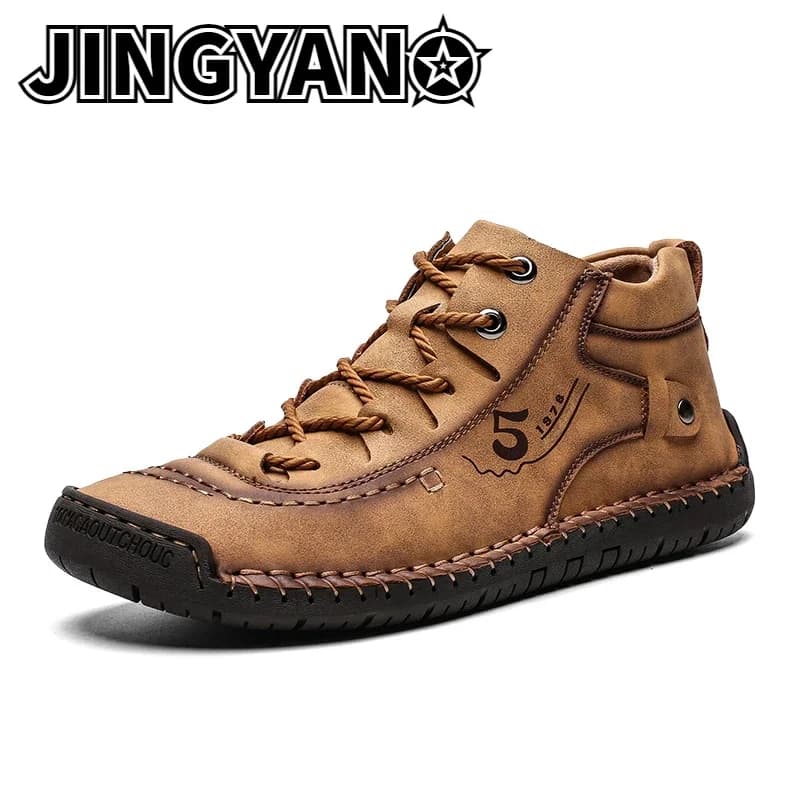 Scarpe Casual da Uomo in Pelle Fatte a Mano con Pelliccia Invernale, Mocassini Comodi da Passeggio, Scarpe Basse da Uomo, Vendita Calda, Taglie 38-48