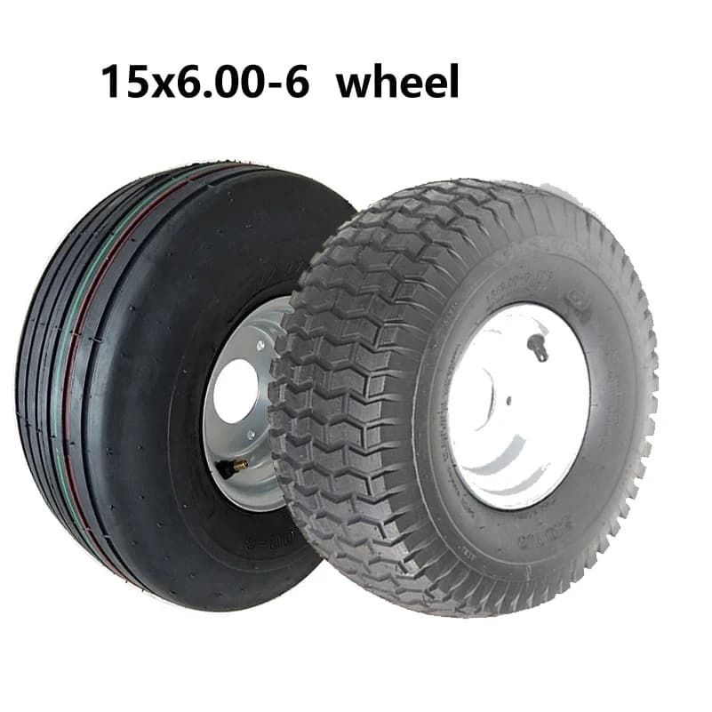 Pneumatico a vuoto da 15X6,00-6 pollici adatto per piccola tosaerba per auto con modifica di moto da spiaggia a quattro ruote Go Kart