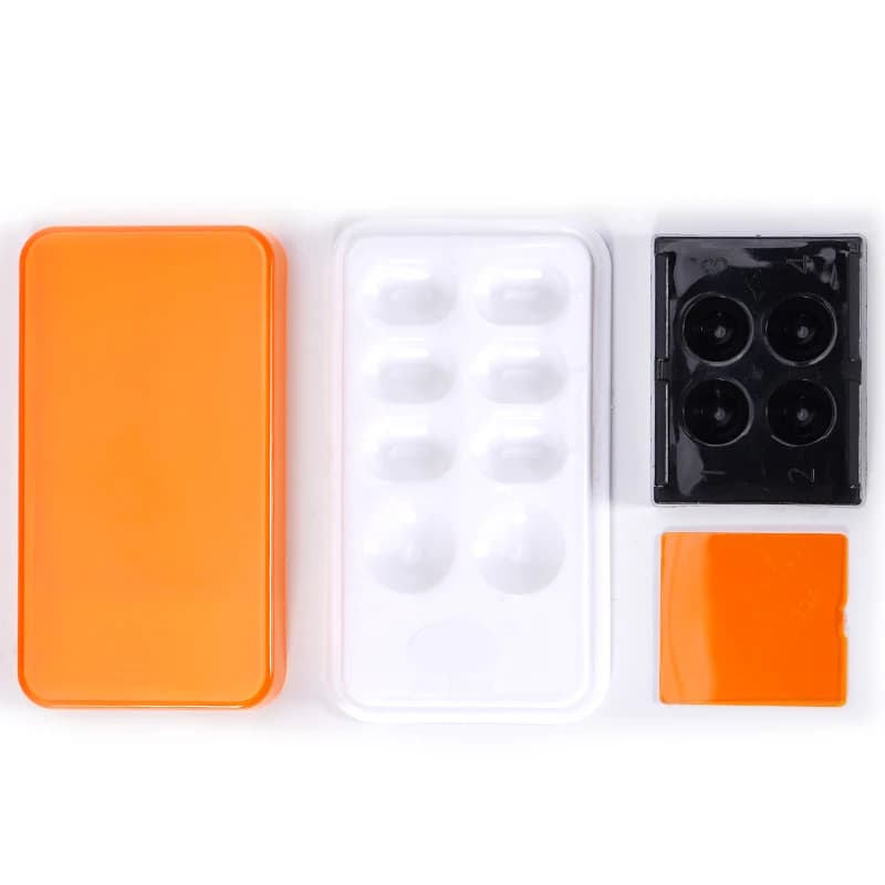 Storage box for dental veneer 4/8 holes Wall decal composite resin Shading light housing Protected for teeth Patch Protector Organizer