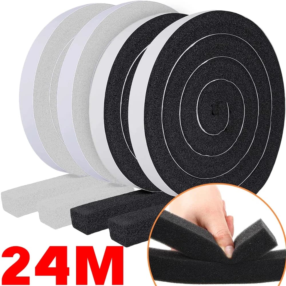 Foam sealing strip for windows, high resilience door sealing, self-adhesive sealing tape, insular and windproof insulation strips