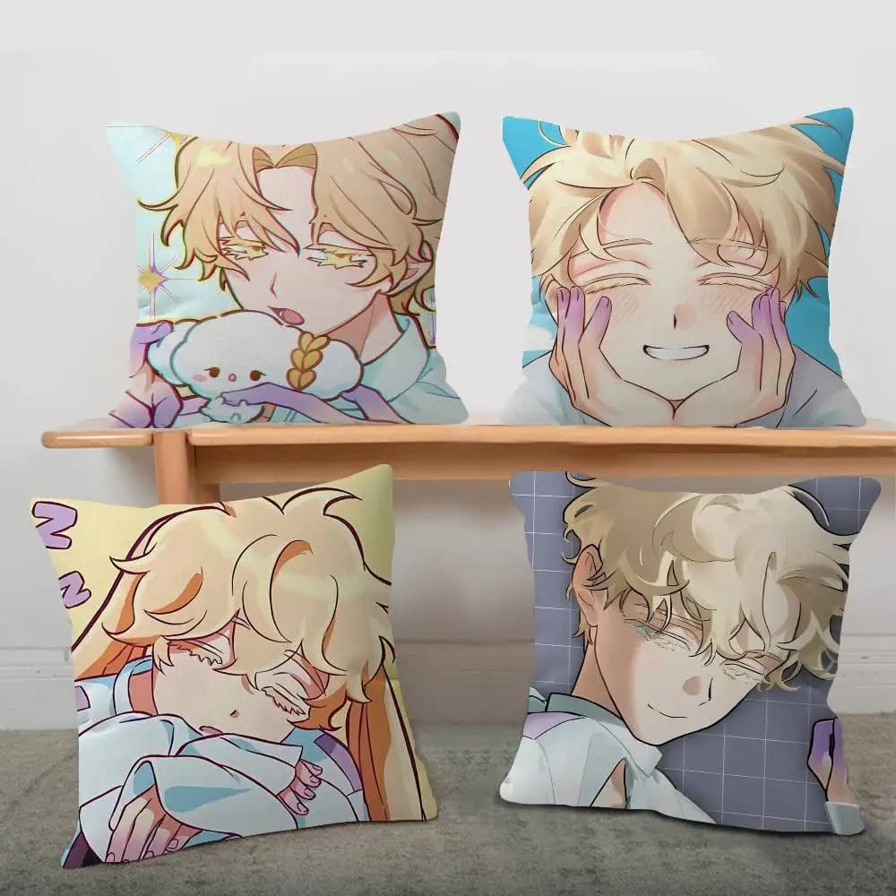 Anime Alien Stage Luka Cushion Cover Car Throw Pillow Case For Sofa Car Christmas Gift 40x40cm 45x45cm