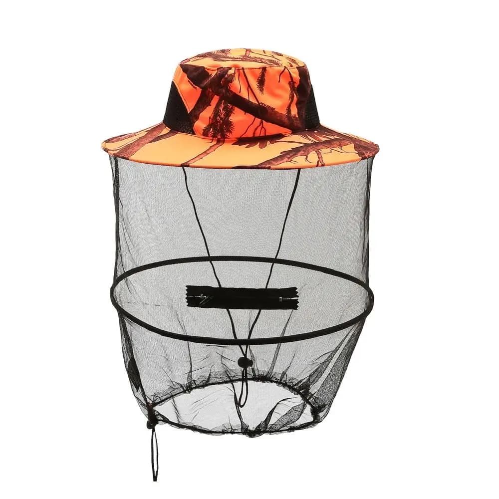 Protezione solare esterna Cappello per zanzare Protezione repellente pieghevole Protezione solare da pesca Protezione per insetti Protezione per api Cappello a secchiello in rete nascosta