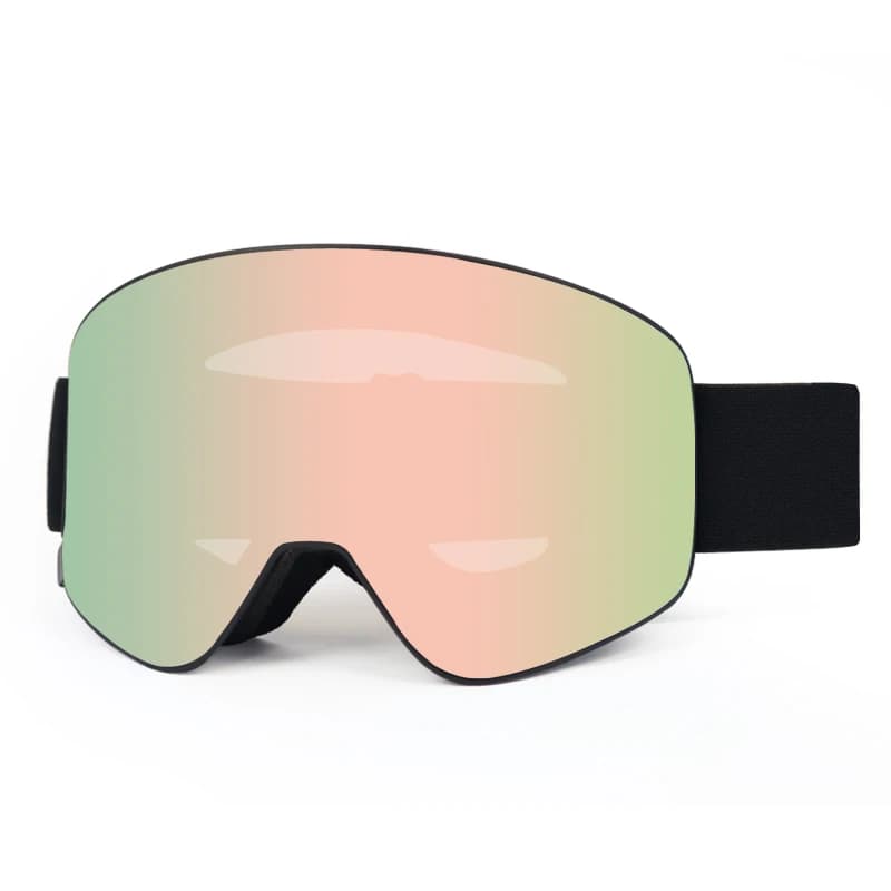 Occhiali da Sci Magnetici con Lenti Cilindriche Senza Marca, Antiappannamento, per Uomo e Donna, Occhiali da Snowboard