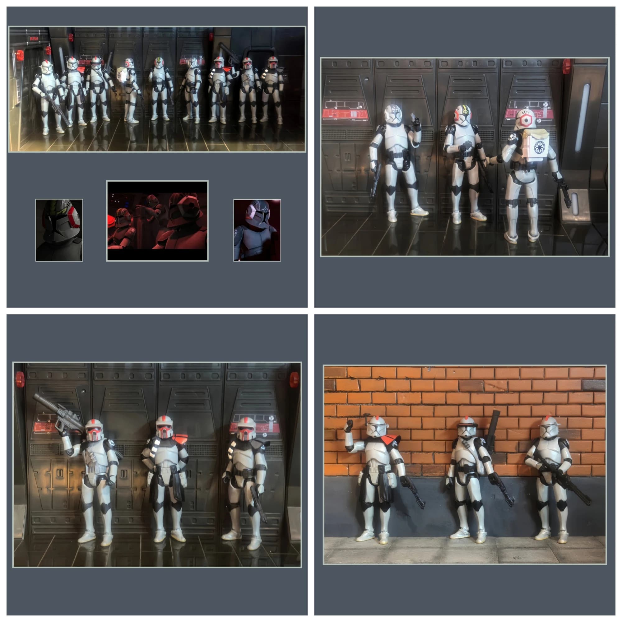 Star Wars 3.75 Pollici 1/18 P1 ARF 501st 212th 91st Trooper Capitano Rex Comandante Action Figure Giocattolo Modello Sfuso