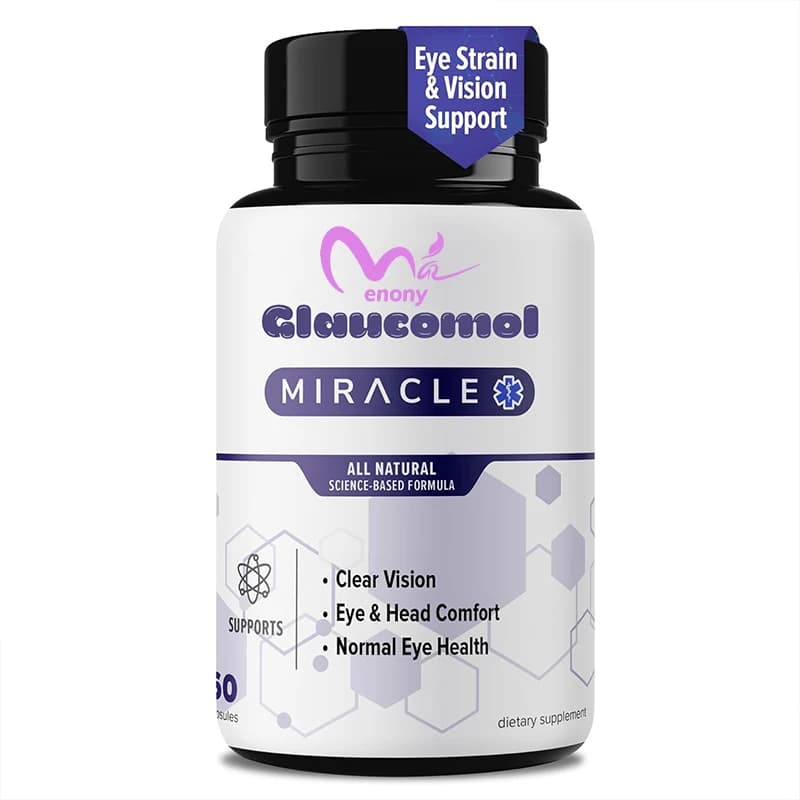 Integratore vitaminico naturale per gli occhi, favorisce il supporto della circolazione del nervo ottico, contiene vitamine C e D, 60 capsule