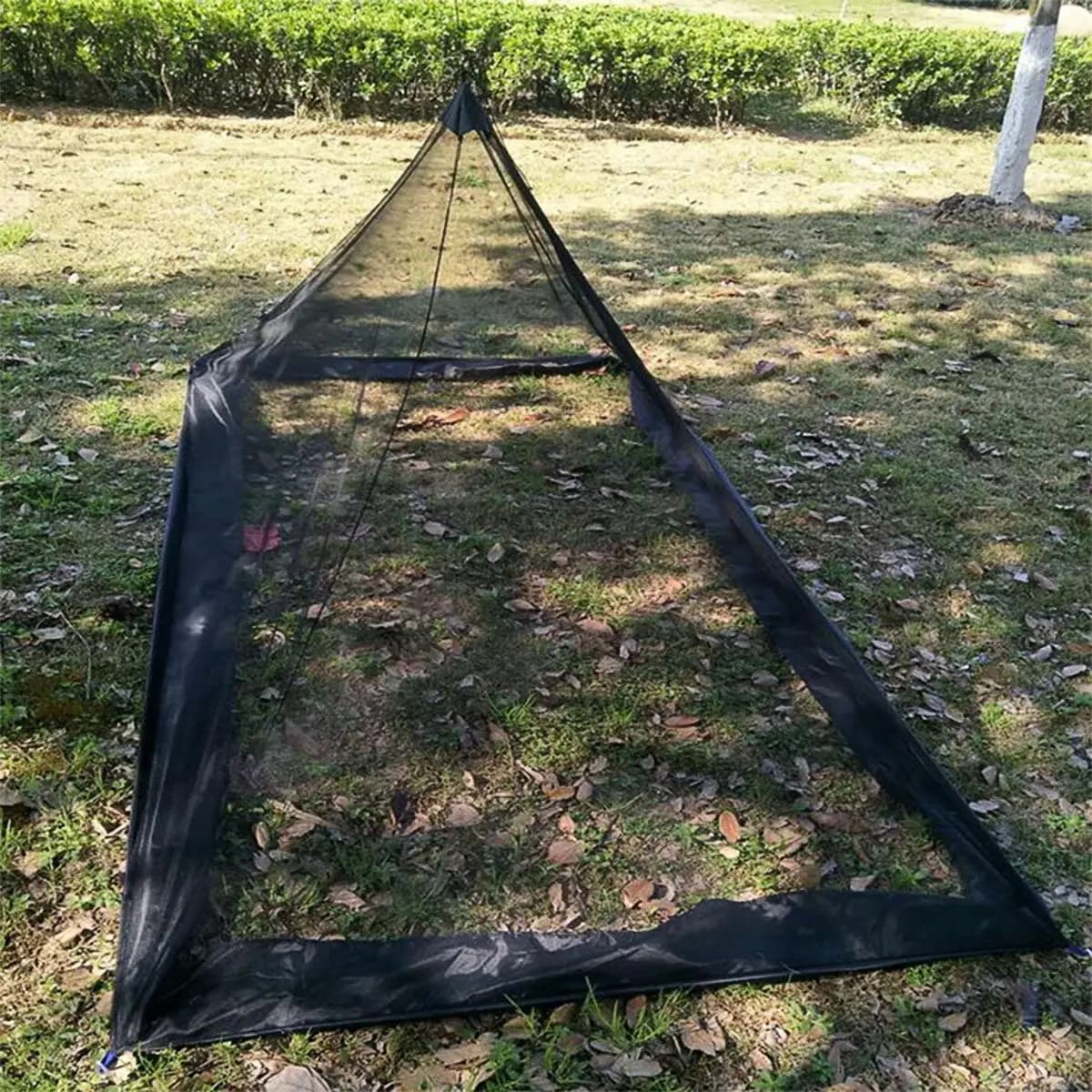 Set di 5 Reti Antizanzare Portatili per Campeggio, Tenda Triangolare Leggera e Pieghevole, Barriera Anti-Insetti per Escursioni, Picnic, Viaggi e Campeggio