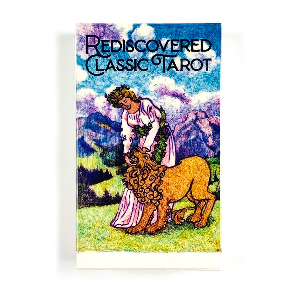 Rediscovered Classic Tarot Cards 78 Card Vintage Art Style,English Edition Divination Board Game, Perfect for Spiritual Practice