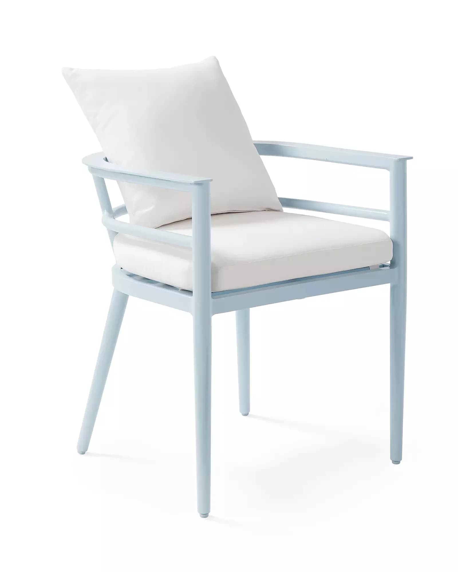 #Modern Garden Set Aluminum Chairs Table Waterproof Cushion Durable Outdoor Furniture For Patio Garden Use 6-Person Capacity