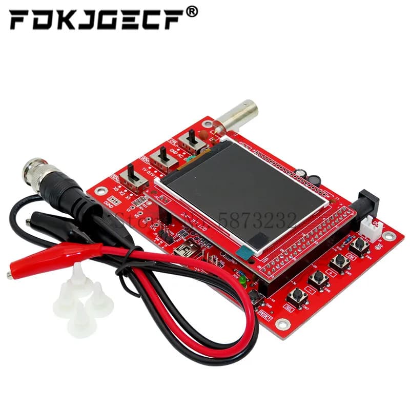 DSO138 2.4 "schermo TFT oscilloscopio digitale Kit fai da te Display a forma d'onda precisione DSO138 custodia in acrilico per Arduino