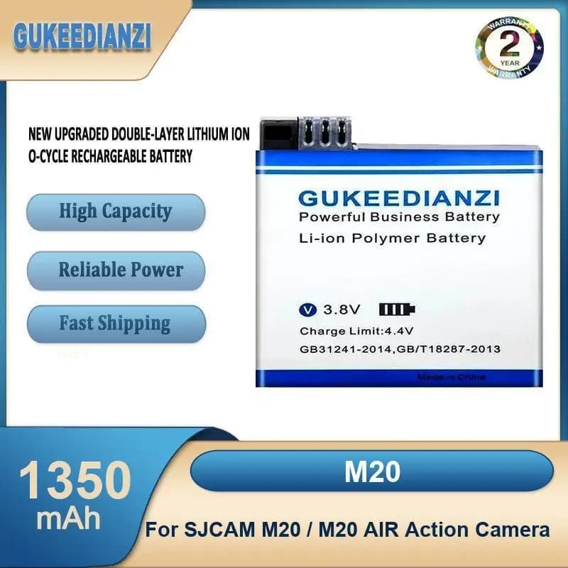 Batteria per EKEN H9 H9R H3 H3R H8PRO H8R SJ4000 SJCAM SJ5000 M10 SJ5000X Camera SJ8 PRO Plus Air Action SJ9 Strike MAX SJ10