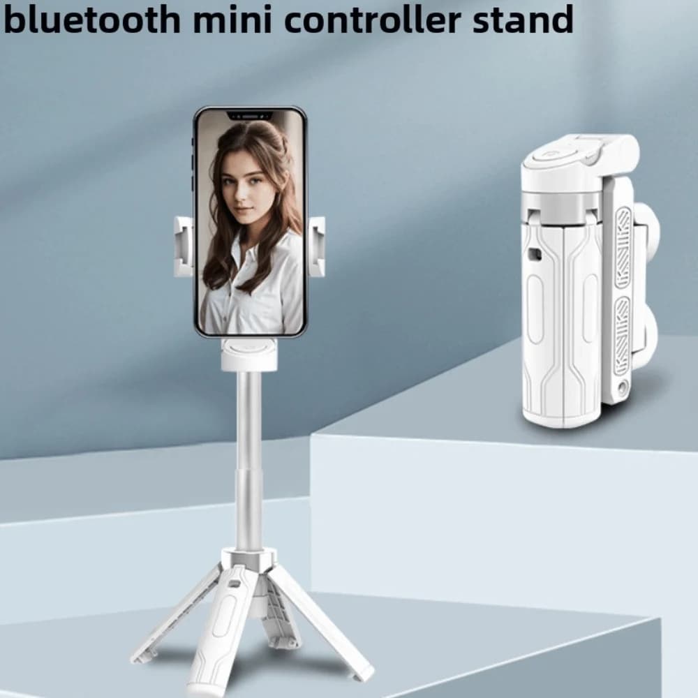 Mini Bastone Telescopico per Selfie 3 in 1 con Rotazione a 360° ° Bastone Selfie Bluetooth Estensibile e Rotante con Controllo, Treppiede Portatile per Selfie
