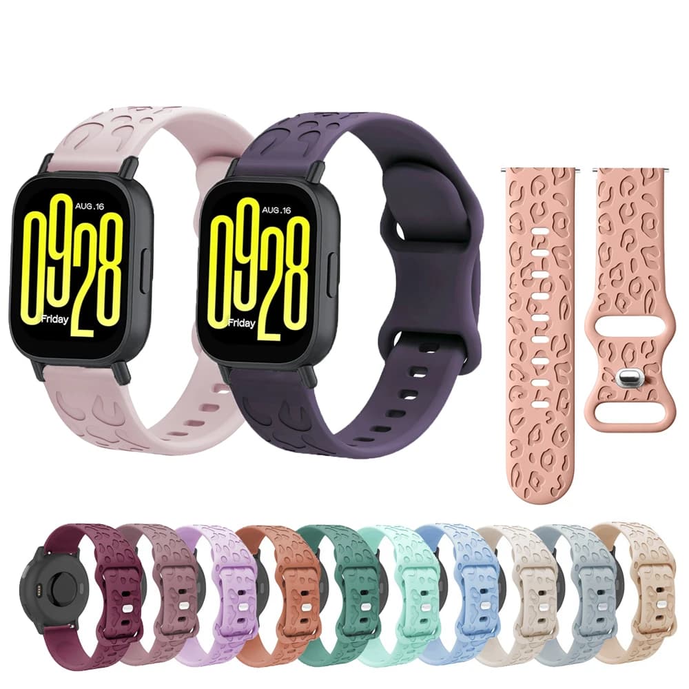Cinturino in silicone per Redmi Watch 5 Active Watch5 lite Smart Watch cinturino inciso