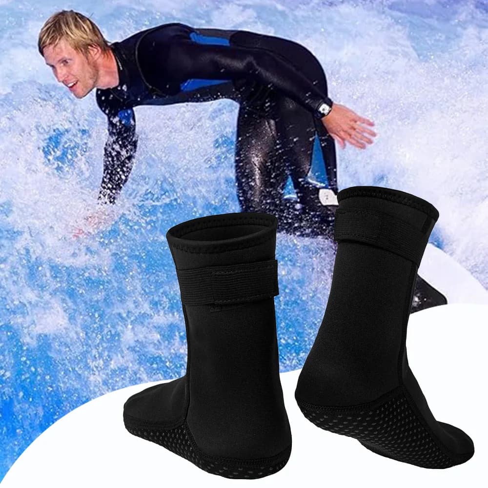 3 mm neoprene socks Beach wet shoes Non-slip surf shoes Swimming fins Socks Hot beach boots for snorkeling Diving Water sports