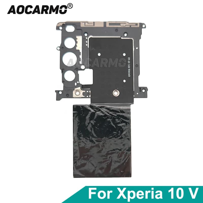 Aocarmo per Sony Xperia 10 V X10v XQ-DC72 DC54 SO-52D: Cover Scheda Madre, Supporto Antenna e Modulo NFC Assemblato