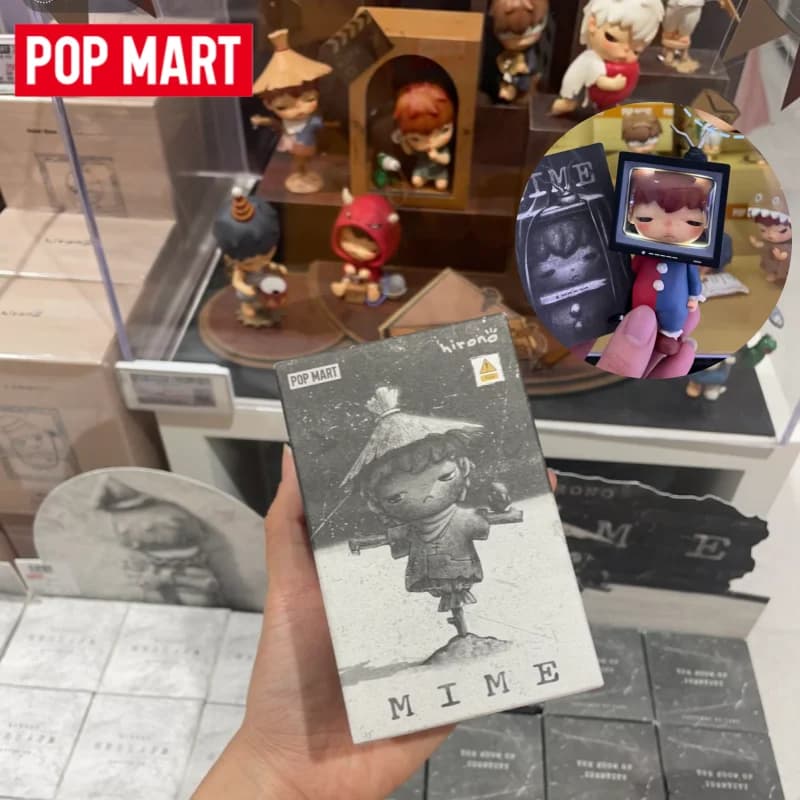 POP MART Hirono The Mime Series - Action Figure Anime Cartoon - Blind Box - Giocattoli e Bambole - Scatola Misteriosa - Regali di Compleanno per Ragazzi