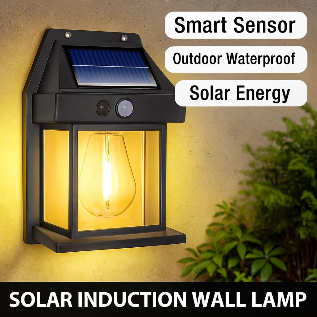Powerful Solar Wall Lamp Outdoor Lamp Waterproof LED Home Garden Fence Decoration Light Sensor Solar Energy Wall Lantern LED
