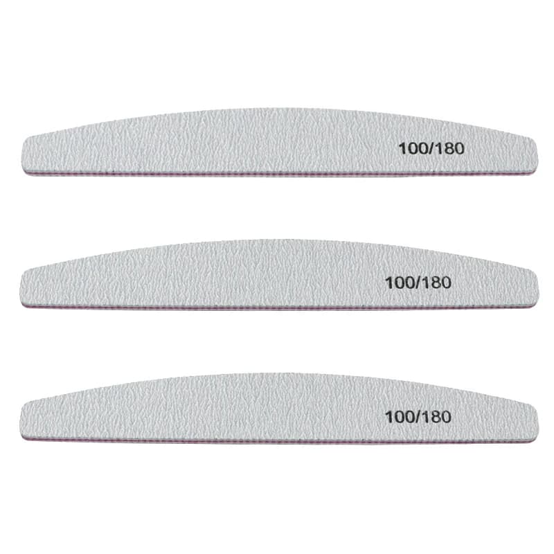 50 Pezzi Lime per Unghie 100/180, Accessori per Unghie, Lucidatura Smalto Gel, Buffer per Pedicure e Manicure, Strumenti per la Cura delle Unghie