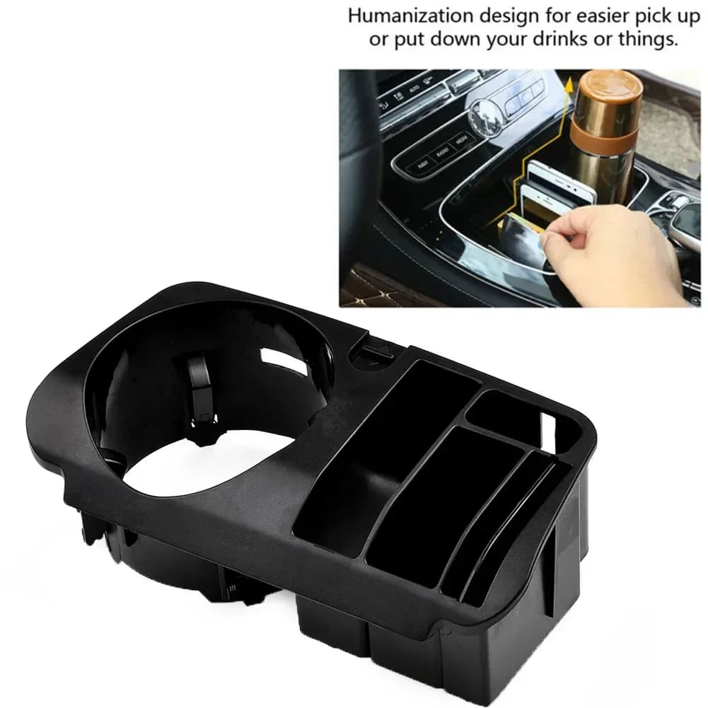 Supporto per portabicchieri per scatola portaoggetti centrale per auto per Mercedes per Benz classe C GLC X253-class classe E X253 E Storage Organizer nuovo