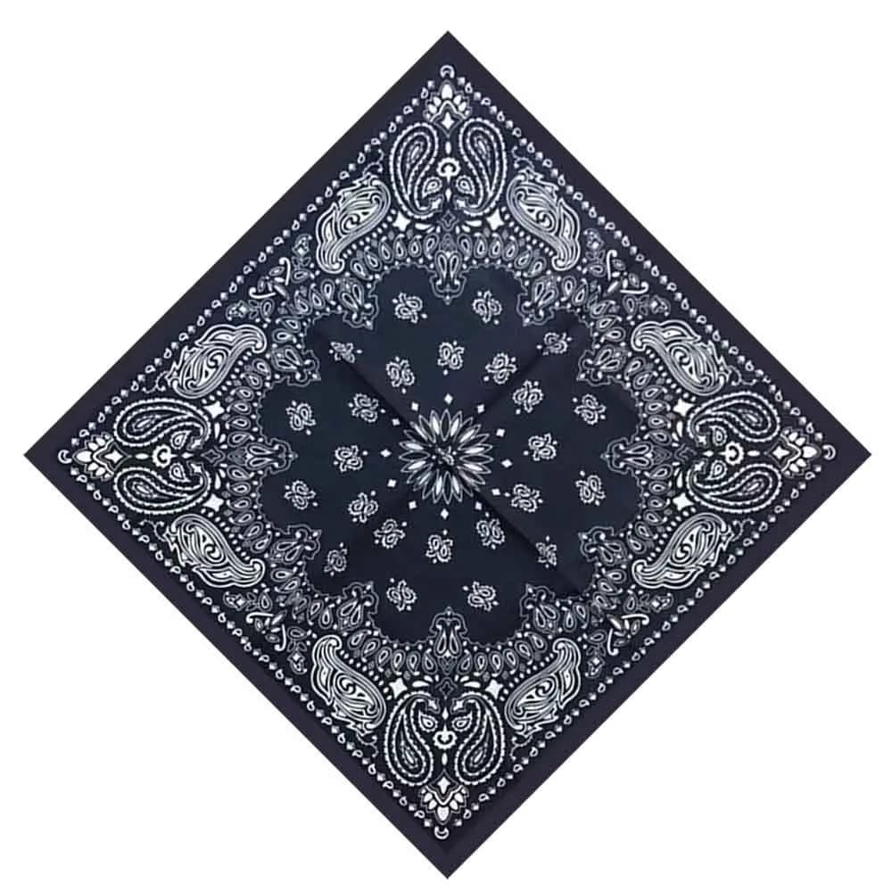 Cotton 55cm*55cm Paisley Head Wrap For Graffitin B-Boyin Sports Neck Wrist Band Square Scarf Scarves Bandana Handkerchief