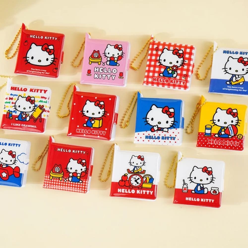 Genuino Sanrio Hello Kitty PVC Notebook KT Cat Storage Photocards Raccogliere Libro Diario Agenda Planner Studenti Ragazze Regali