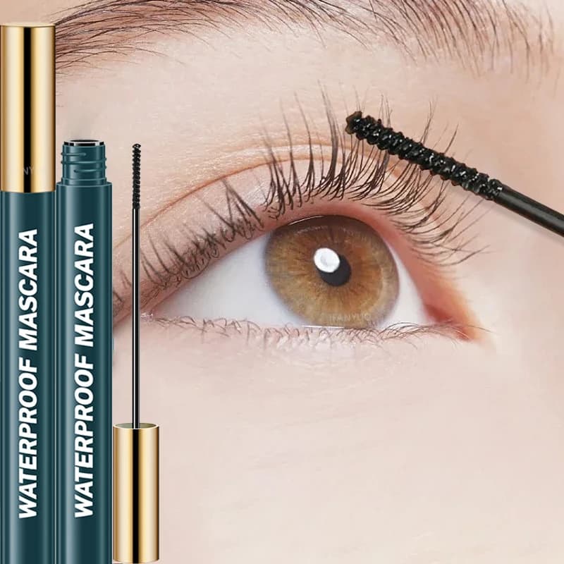 Mascara 4D Waterproof Black Brown Ultra Soft Long Lifetime Anti-Slip Long-Length Latching
