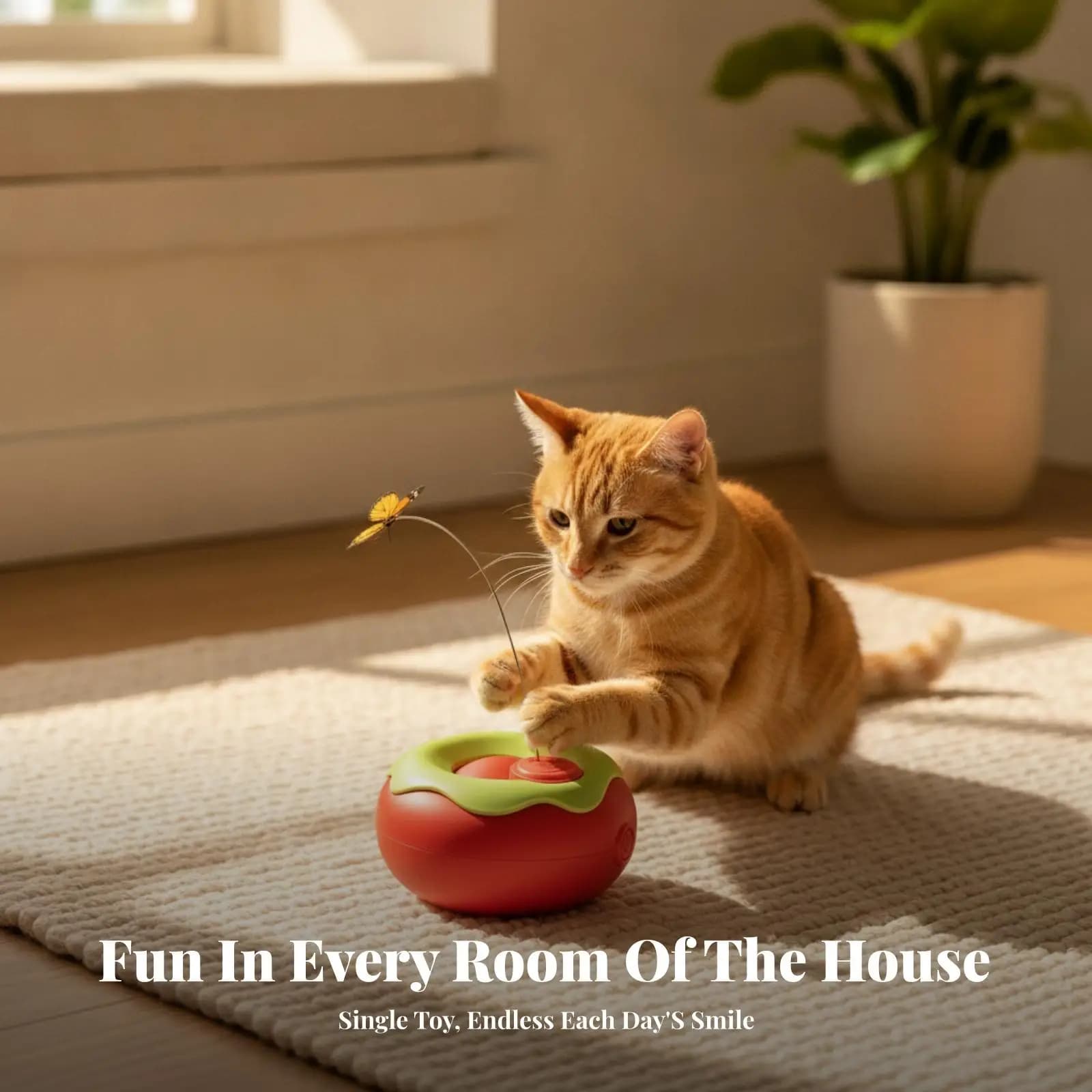 Electric Cat Teaser Arm Handsunattended Electric Cat Toy Stimulating for Kittens