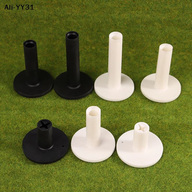 【WG】1 Pezzo Supporto in Gomma per Tee da Golf, per Pratica su Driving Range, con 4 Altezze, Porta Palline per Tappeti da Pratica
