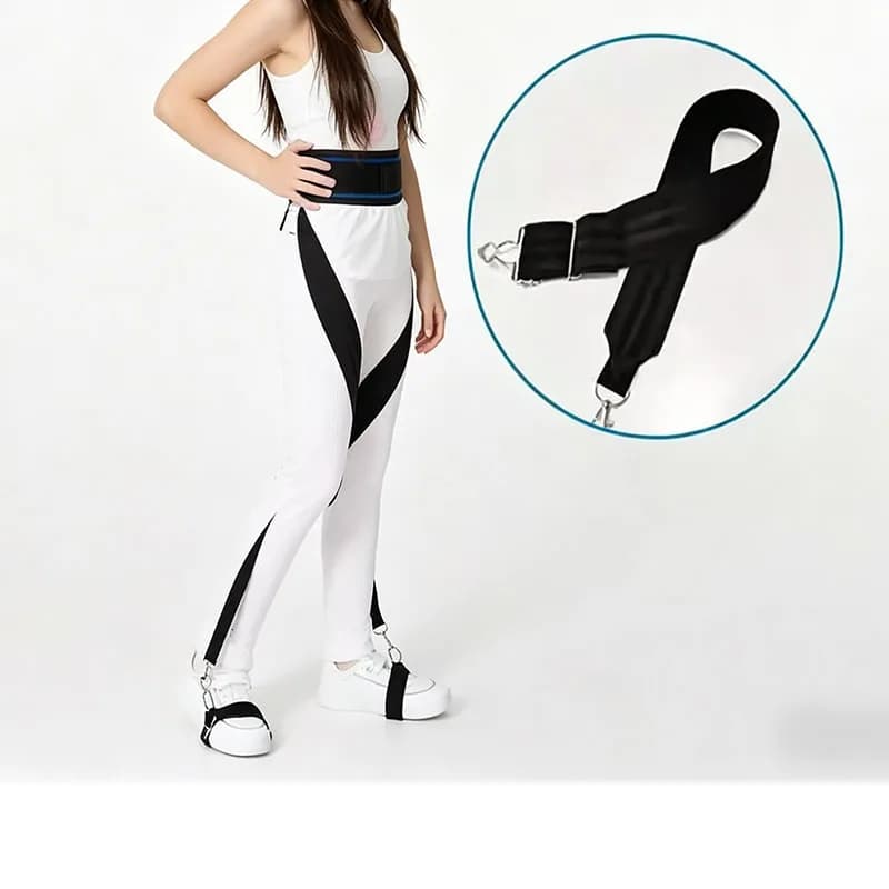 Set di 1 cintura regolabile per la correzione delle gambe a X/O per bambini - Per gambe a X, gamba valgo, gamba varo, correttore di postura per le gambe