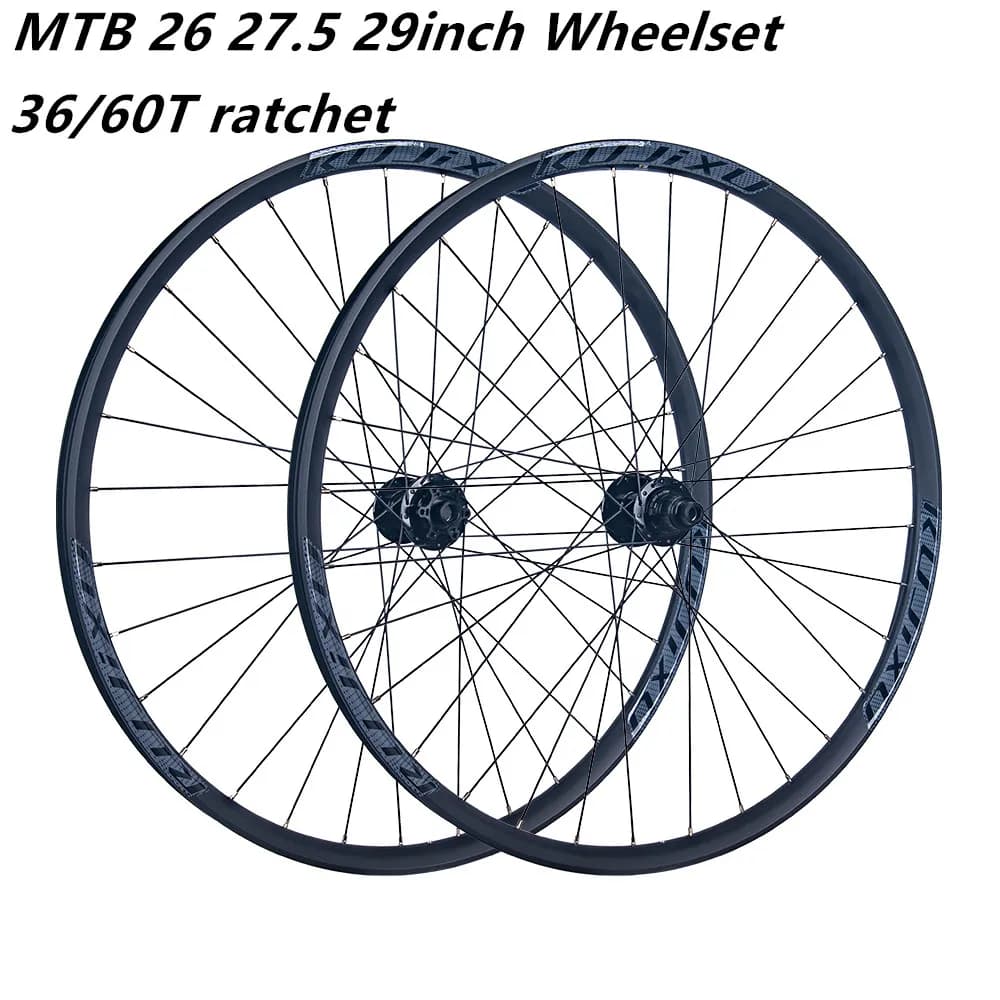 MTB AM Enduro Cricchetto 36T/60T Mozzo Ruote 29 27.5 35mm Cerchio largo 148 Boost Mozzo 142 Perno passante 135 QR Ruota per bicicletta HG XD MS
