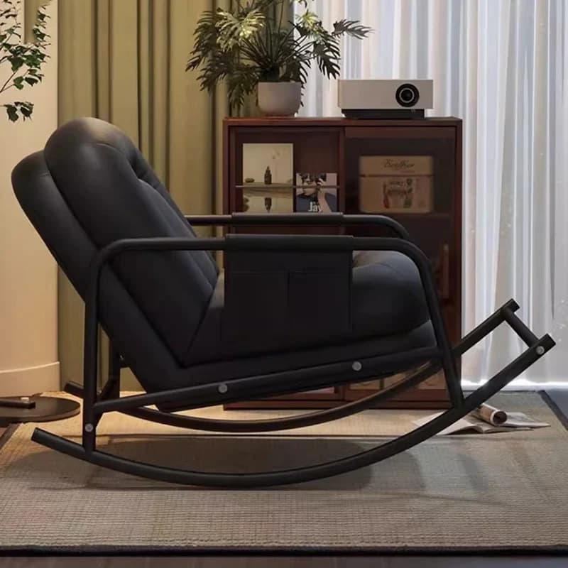 Sedie da soggiorno da gioco a dondolo Sedie da soggiorno moderne di lusso di design da gioco a dondolo Comodi mobili per la casa Poltrona