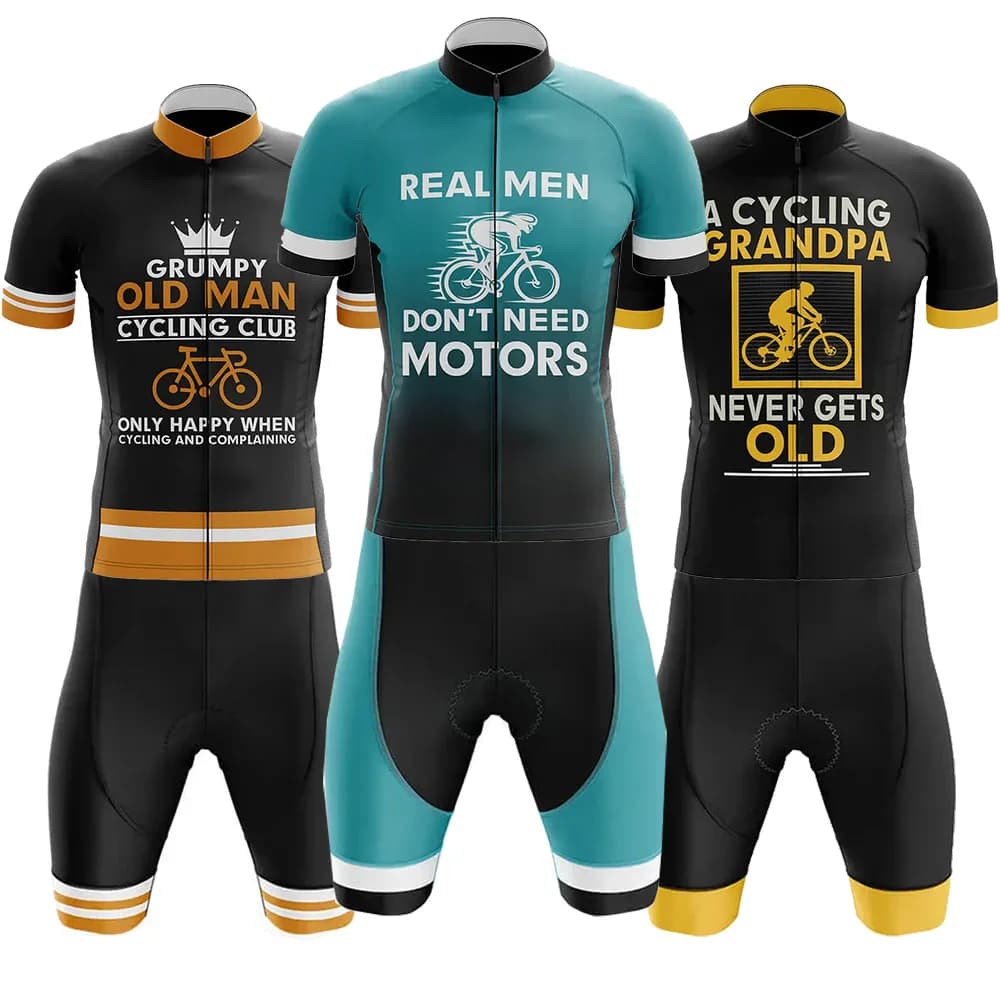 Men's Real Men's Uniform Cycling Clothing Men's Bike Shorts Men's Pants Mtb's Ensemble Set Cycling Sport Mountain Sleeveless