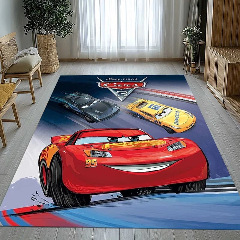 Antiskid Carpet for Living Room with Characters of Soul Cards, Soft Bedroom Mat, Games Room, Sofa, Home Decoration, Gift