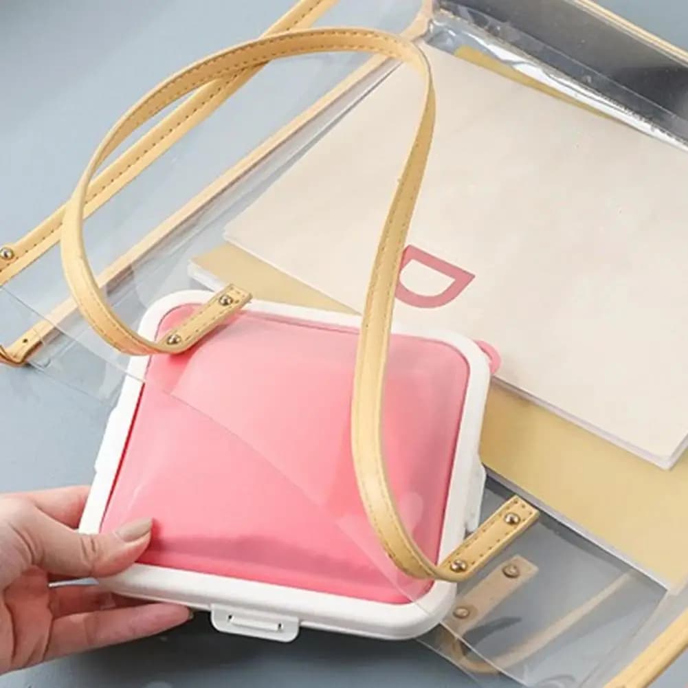 Hinged Sandwich Container -free Sandwich Container Bento Lunch Box Reusable Hinged Snack Holder Dishwasher Safe Food for Office