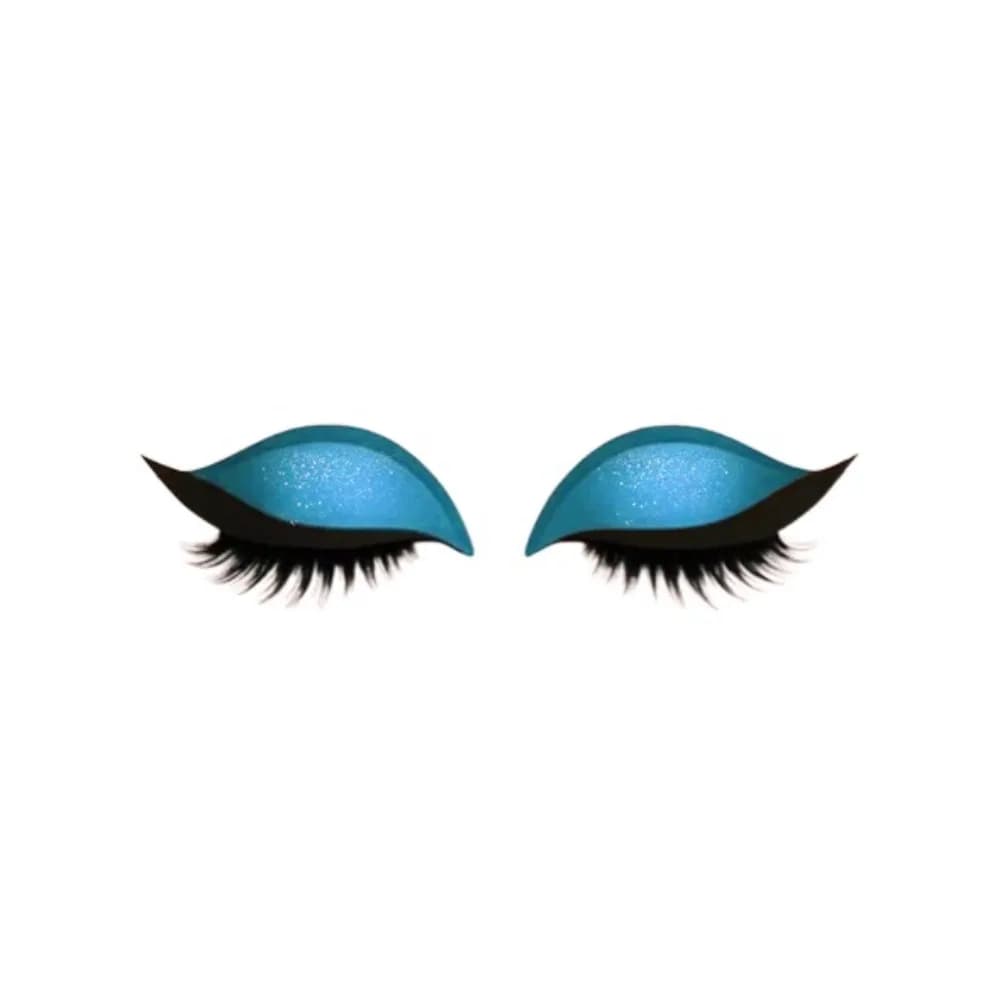 Patch Adesivo 3-in-1 per Ombretto e Ciglia con Eyeliner e Adesivi per Ciglia, per Trucco Occhi Rapido