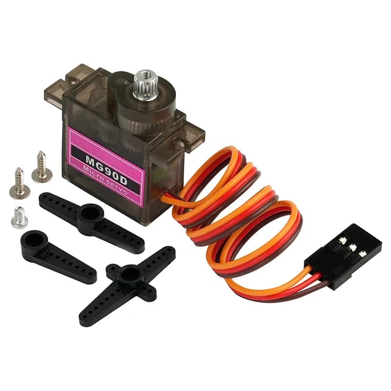 4CPS/Set 9g MG90D Micro Digital Servo Motor 180/270/360 Degree Full Metal Gear DIY Toys Servos For Cars/Plane/Robot Model