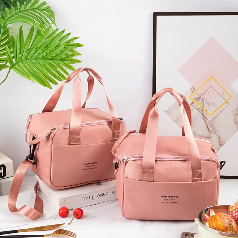 Borsa termica per il pranzo, borsa per il pranzo portatile per studenti, borsa per il pranzo da ufficio di alto valore, borsa per il pranzo impermeabile in foglio di alluminio