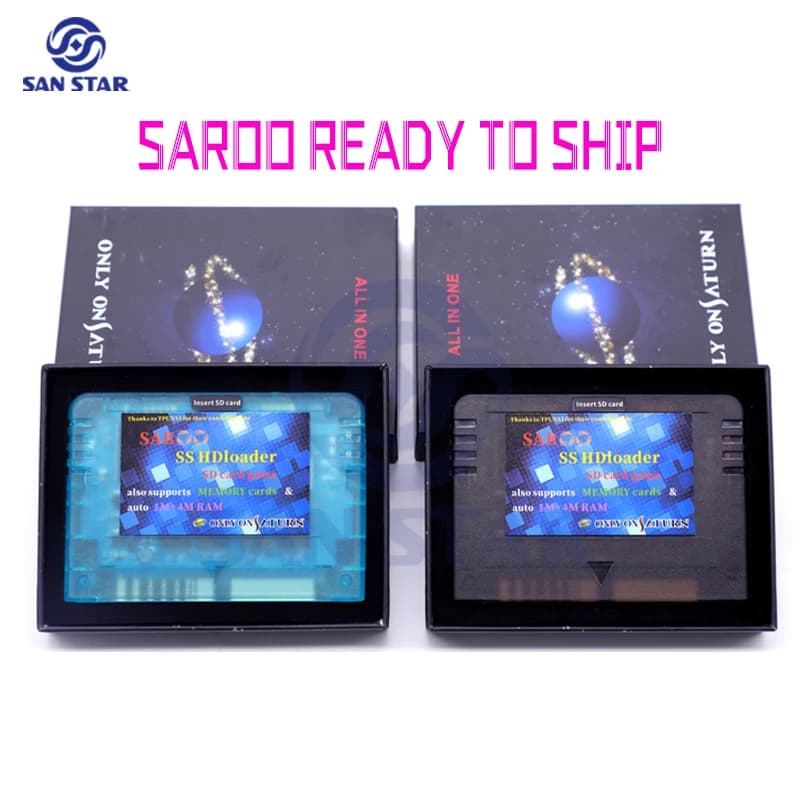 Nuovissimo Lettore di Giochi Saturn SAROO SS con Firmware 0.7, Lettura Rapida HDLoader, Lettura Diretta Schede TF/SD Senza CD, NEO GEO