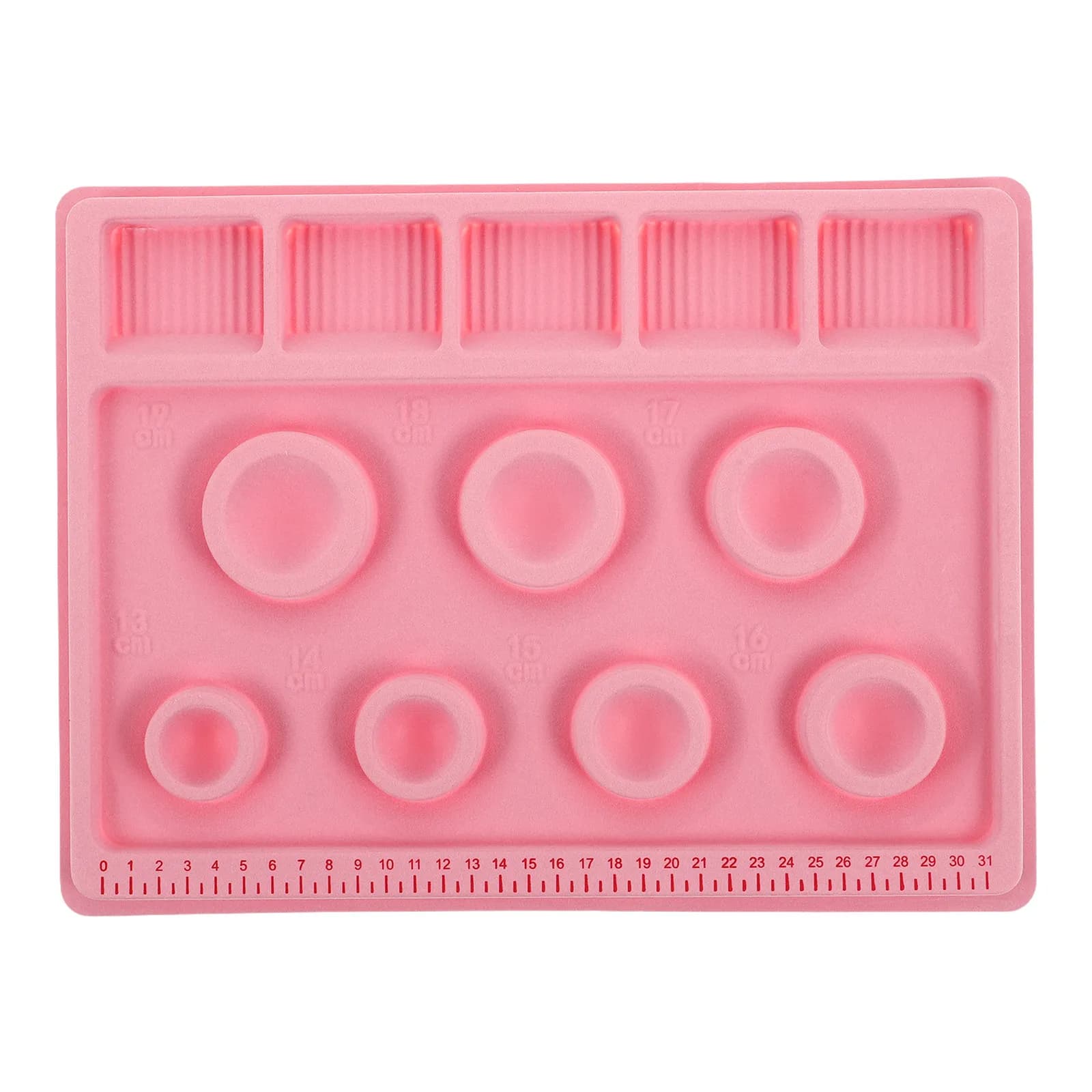 Plastic Bead Board Jewelry Making Tray Flocked Non-Slip Bead Organizer Craft DIY Bracelet Necklace Beading Plate