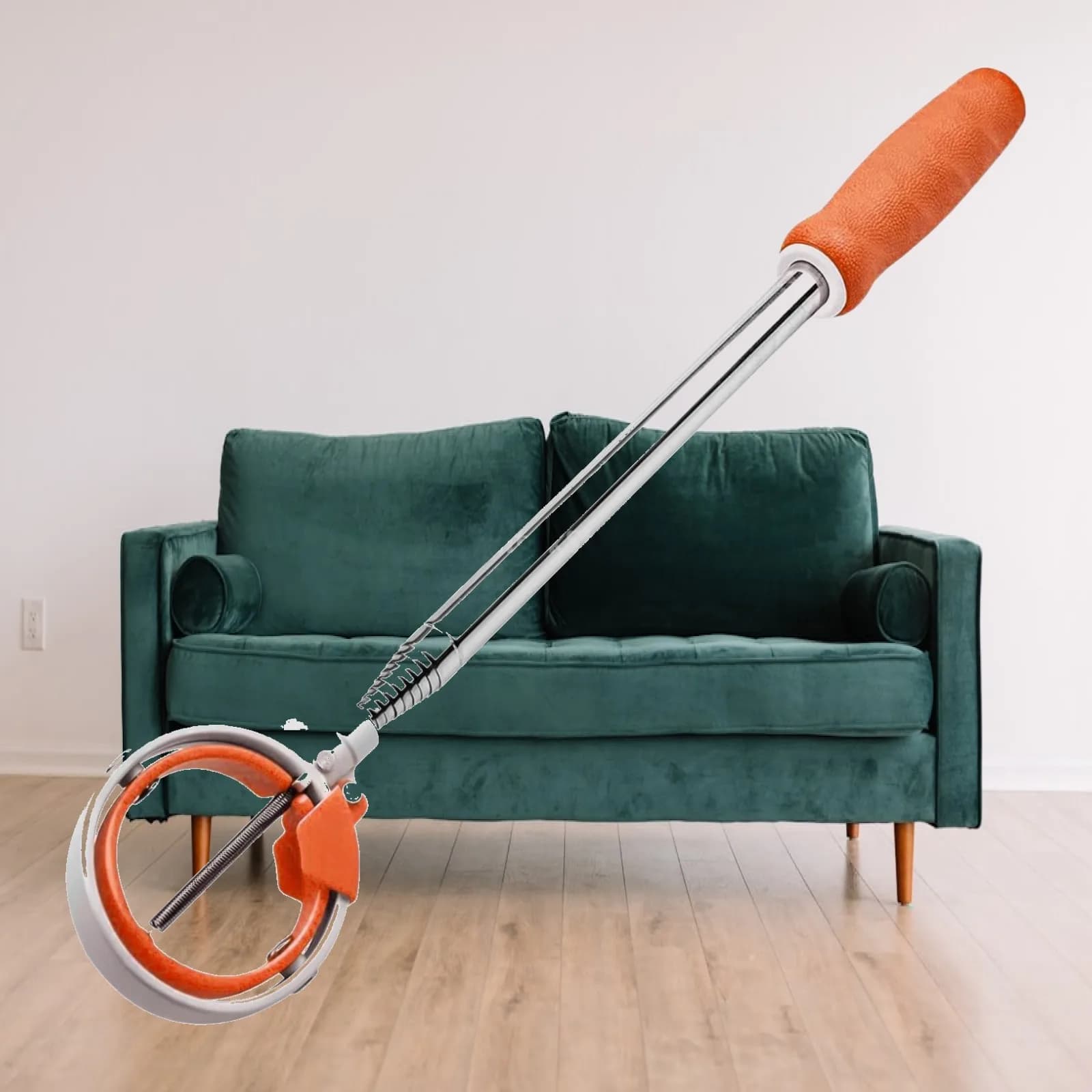 Golf Ball Retriever Golf Ball Picker Automatic Locking Scoop Shaft Tool Convenient Stainless Steel for Outdoor Sport Training
